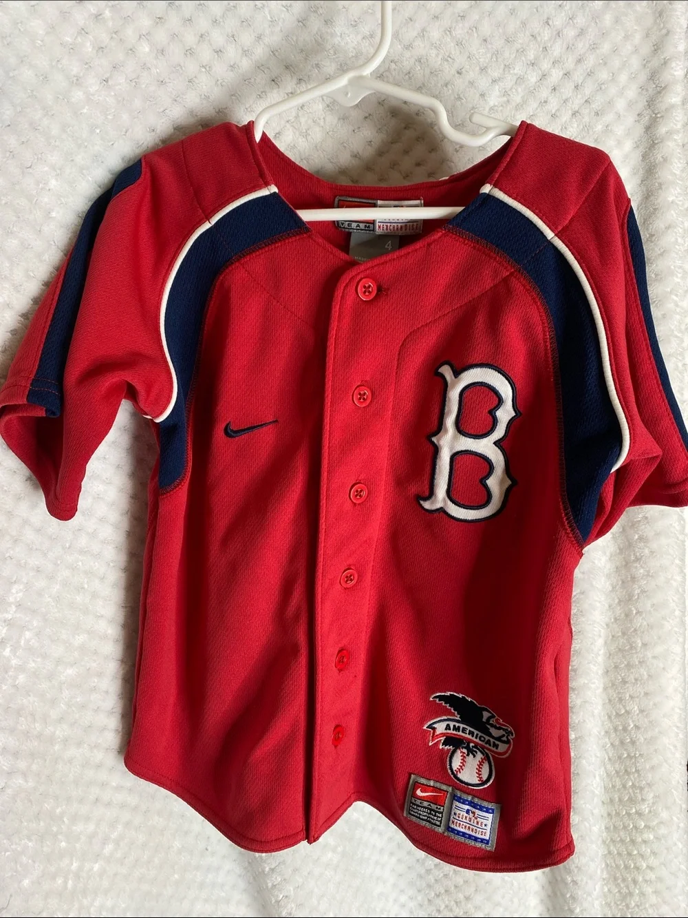 Nike Vintage Youth Boston Red Sox Baseball Jersey